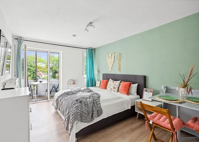 Sali Homes - Cozy Studio In Bayreuth With Ideal Access To A9 - Perfect For Ski And Cycling Enthusiasts!